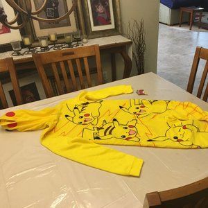 New Kids Pikachu Pajamas Size 10-12